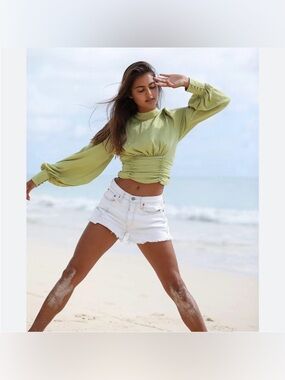 Free People Elle Silky Blouse